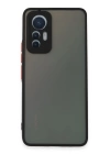BFS  Xiaomi Mi 12 Lite Kılıf Montreal Silikon Kapak - Siyah