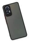BFS  Xiaomi Mi 12 Lite Kılıf Montreal Silikon Kapak - Siyah