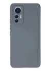 BFS  Xiaomi Mi 12 Lite Kılıf Nano içi Kadife Silikon - Gri