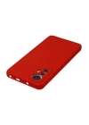 BFS  Xiaomi Mi 12 Lite Kılıf Nano içi Kadife Silikon - Kırmızı