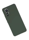 BFS  Xiaomi Mi 12 Lite Kılıf Nano içi Kadife Silikon - Koyu Yeşil