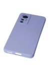BFS  Xiaomi Mi 12 Lite Kılıf Nano içi Kadife Silikon - Lila