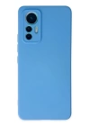 BFS  Xiaomi Mi 12 Lite Kılıf Nano içi Kadife Silikon - Mavi