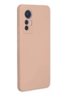 BFS  Xiaomi Mi 12 Lite Kılıf Nano içi Kadife Silikon - Pudra