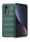 BFS Xiaomi Mi 12 Lite Kılıf Optimum Silikon - Koyu Yeşil