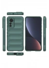 BFS  Xiaomi Mi 12 Lite Kılıf Optimum Silikon - Koyu Yeşil