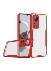 BFS  Xiaomi Mi 12T Kılıf Platin Silikon - Kırmızı