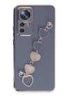 BFS  Xiaomi Mi 12T Pro Kılıf Esila Silikon - Gri