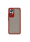 BFS  Xiaomi Mi 12T Pro Kılıf Montreal Silikon Kapak - Kırmızı
