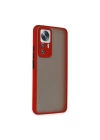 BFS  Xiaomi Mi 12T Pro Kılıf Montreal Silikon Kapak - Kırmızı