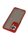 BFS  Xiaomi Mi 12T Pro Kılıf Montreal Silikon Kapak - Kırmızı