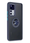 BFS  Xiaomi Mi 12T Pro Kılıf Montreal Yüzüklü Silikon Kapak - Lacivert