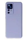 BFS  Xiaomi Mi 12T Pro Kılıf Nano içi Kadife Silikon - Lila