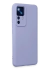 BFS  Xiaomi Mi 12T Pro Kılıf Nano içi Kadife Silikon - Lila
