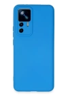 BFS  Xiaomi Mi 12T Pro Kılıf Nano içi Kadife Silikon - Mavi