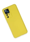 BFS  Xiaomi Mi 12T Pro Kılıf Nano içi Kadife Silikon - Sarı