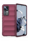 BFS  Xiaomi Mi 12T Pro Kılıf Optimum Silikon - Bordo