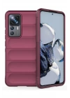 BFS Xiaomi Mi 12T Pro Kılıf Optimum Silikon - Bordo
