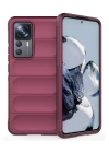 BFS  Xiaomi Mi 12T Pro Kılıf Optimum Silikon - Bordo