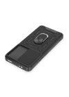 BFS  Xiaomi Mi 12T Pro Kılıf Pars Lens Yüzüklü Silikon - Siyah
