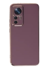 BFS  Xiaomi Mi 12T Pro Kılıf Volet Silikon - Mor