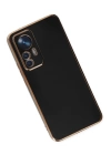 BFS  Xiaomi Mi 12T Pro Kılıf Volet Silikon - Siyah