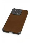 BFS Xiaomi Mi 13 Kılıf Loop Deri Silikon - Kahverengi