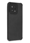BFS  Xiaomi Mi 13 Kılıf Loop Deri Silikon - Siyah