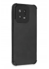BFS Xiaomi Mi 13 Kılıf Loop Deri Silikon - Siyah