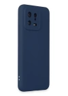 BFS  Xiaomi Mi 13 Kılıf Nano içi Kadife Silikon - Lacivert