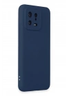 BFS Xiaomi Mi 13 Kılıf Nano içi Kadife Silikon - Lacivert