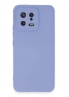 BFS Xiaomi Mi 13 Kılıf Nano içi Kadife Silikon - Lila