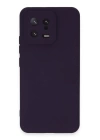 BFS  Xiaomi Mi 13 Kılıf Nano içi Kadife Silikon - Mor