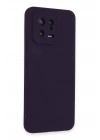 BFS Xiaomi Mi 13 Kılıf Nano içi Kadife Silikon - Mor