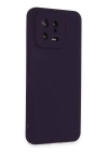 BFS  Xiaomi Mi 13 Kılıf Nano içi Kadife Silikon - Mor