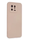 BFS  Xiaomi Mi 13 Kılıf Nano içi Kadife Silikon - Pudra