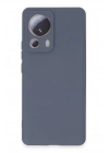 BFS Xiaomi Mi 13 Lite Kılıf Nano içi Kadife Silikon - Gri