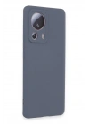 BFS Xiaomi Mi 13 Lite Kılıf Nano içi Kadife Silikon - Gri
