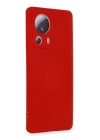 BFS  Xiaomi Mi 13 Lite Kılıf Nano içi Kadife Silikon - Kırmızı