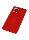 BFS  Xiaomi Mi 13 Lite Kılıf Nano içi Kadife Silikon - Kırmızı
