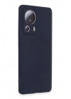 BFS Xiaomi Mi 13 Lite Kılıf Nano içi Kadife Silikon - Lacivert