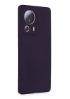BFS  Xiaomi Mi 13 Lite Kılıf Nano içi Kadife Silikon - Mor