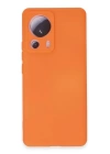 BFS  Xiaomi Mi 13 Lite Kılıf Nano içi Kadife Silikon - Turuncu