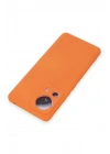 BFS  Xiaomi Mi 13 Lite Kılıf Nano içi Kadife Silikon - Turuncu