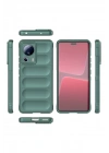 BFS Xiaomi Mi 13 Lite Kılıf Optimum Silikon - Koyu Yeşil