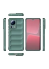 BFS  Xiaomi Mi 13 Lite Kılıf Optimum Silikon - Koyu Yeşil