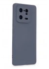 BFS Xiaomi Mi 13 Pro Kılıf Nano içi Kadife Silikon - Gri