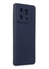 BFS Xiaomi Mi 13 Pro Kılıf Nano içi Kadife Silikon - Lacivert