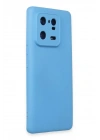 BFS Xiaomi Mi 13 Pro Kılıf Nano içi Kadife Silikon - Mavi