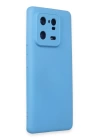 BFS  Xiaomi Mi 13 Pro Kılıf Nano içi Kadife Silikon - Mavi